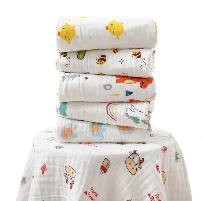 Bluejw Cheap 100% Cotton Baby Swaddle - Soft, Breathable Muslin Blanket for Newborns & Swaddlers - Adjustable Fit, High Quality - Image 2