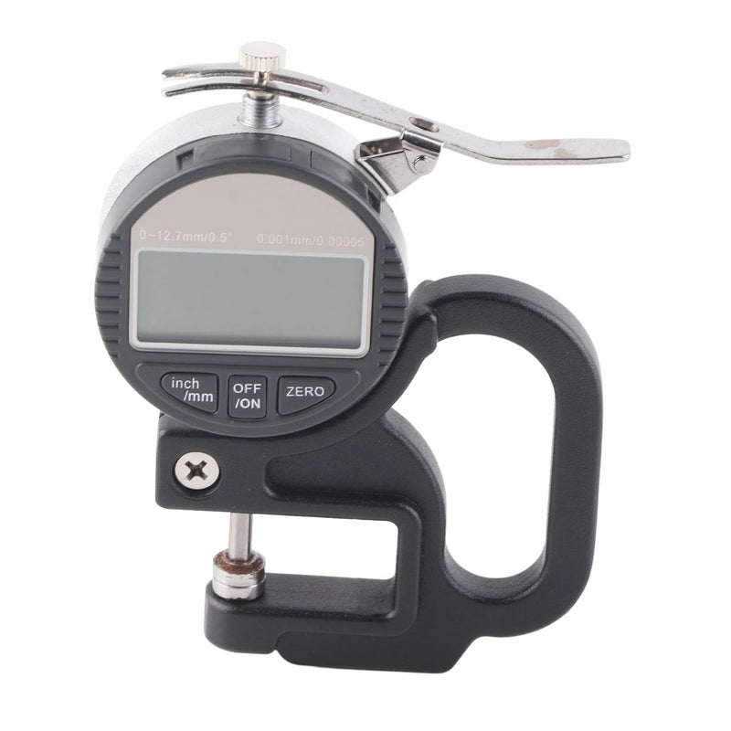 Digital Thickness Gauge 0 12 7mm LCD Display 0 001mm Accuracy Paper Leather Cloth Measuring Tool - Image 1