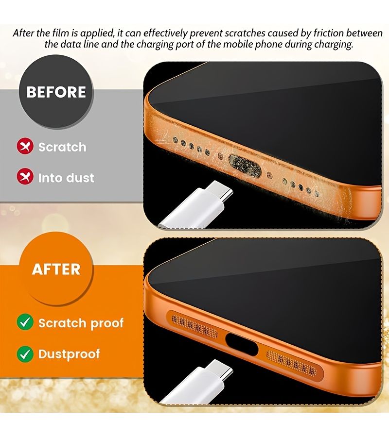 مجموعة من 3 أغطية حماية لمكبر الصوت من المعدن باللون الفضي بتصميم ألماسي مخصصة لجهاز iPhone 17 Pro Max - Image 5