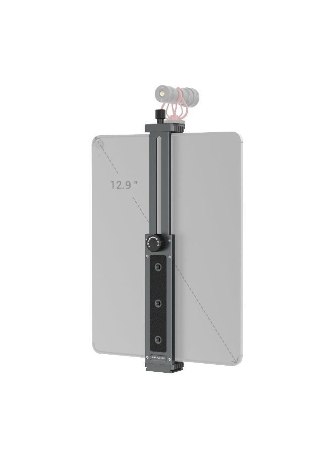 Tripod Mount Adapter for Ipad, Aluminum Tripod Mount Holder for Tablet Ipad 12.9,Tablet Tripod Mount with 1/4 Screw,Universal Tripod Mount for Ipad,Compatible with Ipad Pro 12.9/11-(6.5-17.3)  - Image 1