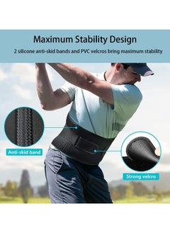 ULHYC Air Mesh Back Brace for Men Women Lower Back Pain Relief, Adjustable Back Support Belt for Work, Anti-skid Lumbar Support for Sciatica Scoliosis (Large(Waist:35.4"-43.3"))  - Image 5