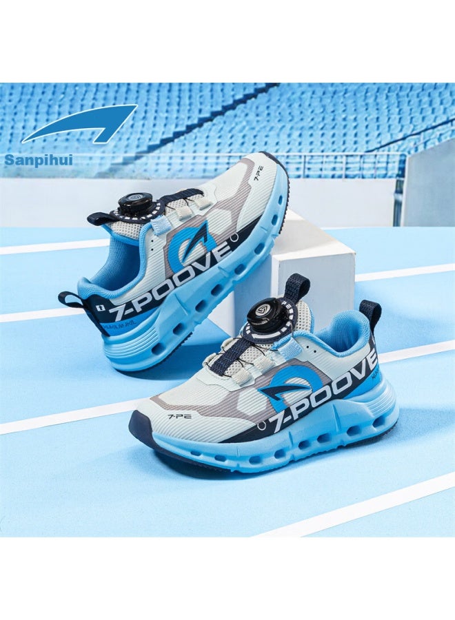 7-pe Boys' Breathable Mesh Sports Shoes Children's Lightweight Running Shoes Spring New Youth Large Kids Sneakers - Image 1