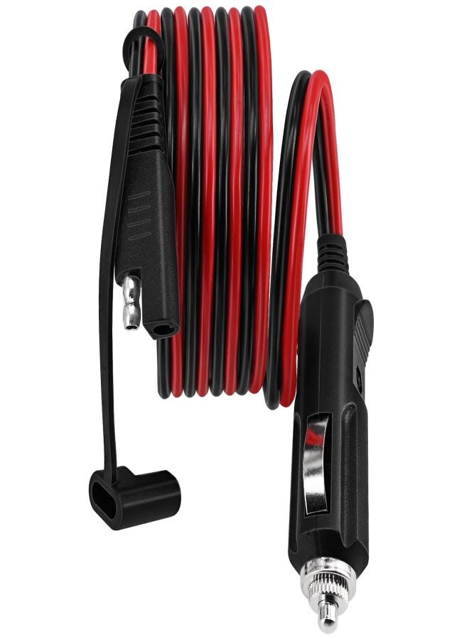 150cm 12V SAE to Lighter plug Extension Cable Heavy Duty Cord with Quick Release Adapter Car Charge cable LED Light - Image 5