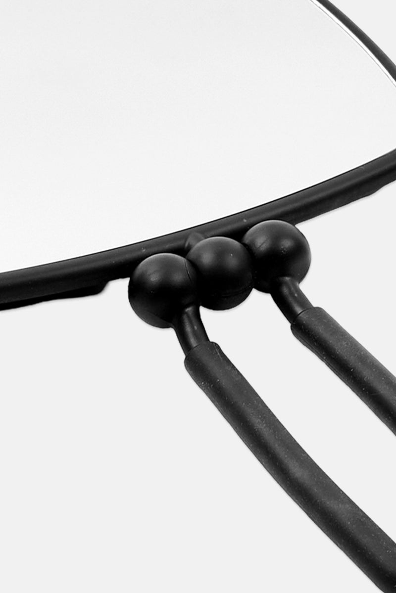 CONAIR 3 In 1 Soft Touch Rectangle Mirror, Black - Image 3