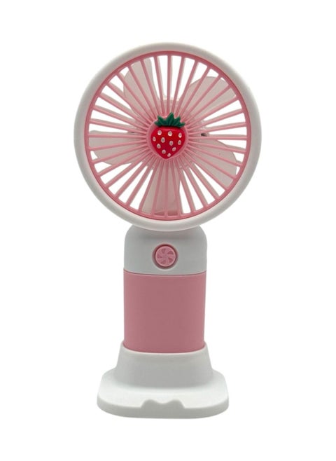 ®️ High Speed ​​Mini Handheld USB Fan for Desktop with Phone Holder Speed ​​Mode Perfect for Office, Travel and Makeup Dryer