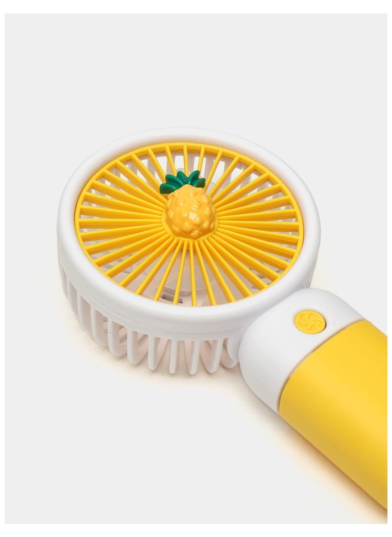 ®️ High Speed ​​Mini Handheld USB Fan for Desktop with Phone Holder Speed ​​Mode Perfect for Office, Travel and Makeup Dryer