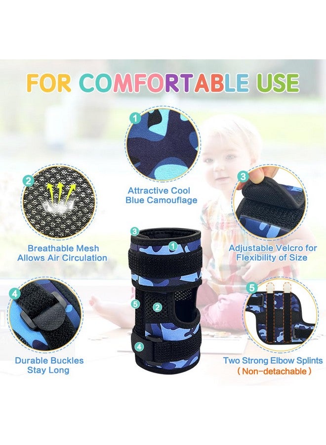 Zelen Thumb Sucking Stopper Deterrent Finger Sucking Prevention Nail Biting Treatment for Kids Thumb Guard Stop Thumb Sucking Kids Elbow Brace Anti Nose Picking Prevent Scratching Face (1PCS) - Image 2