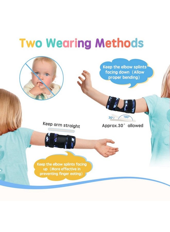 Zelen Thumb Sucking Stopper Deterrent Finger Sucking Prevention Nail Biting Treatment for Kids Thumb Guard Stop Thumb Sucking Kids Elbow Brace Anti Nose Picking Prevent Scratching Face (1PCS) - Image 5