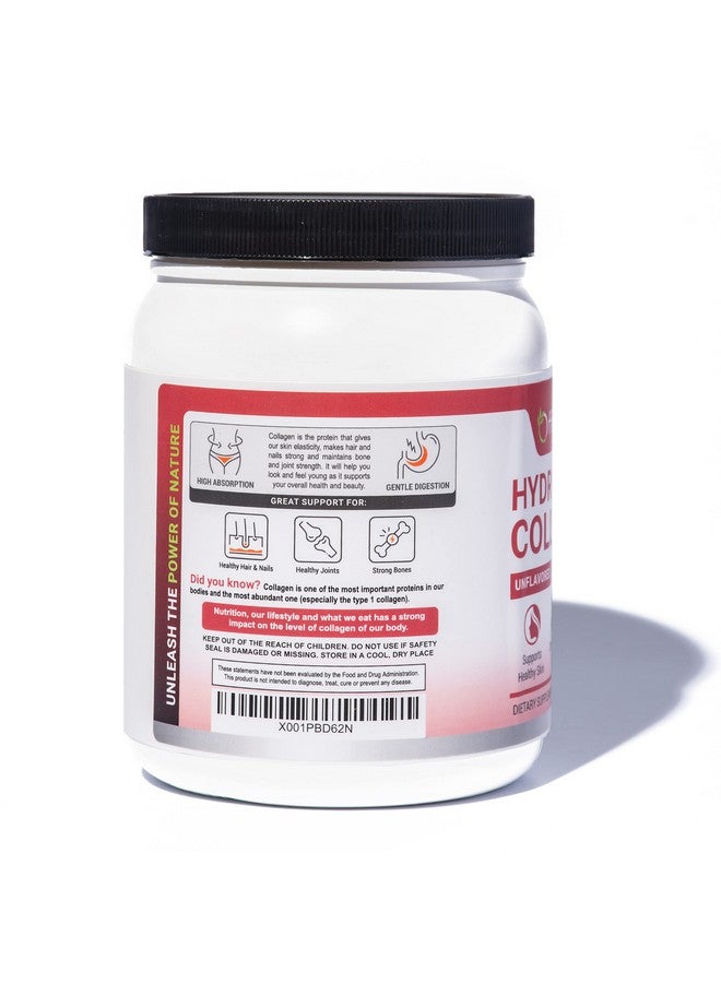 Offernova Hydrolyzed Collagen Unflavored Peptides Powder From Bovine Fat Free Grassfed Paleo/Keto Friendly For Women And Men For Healthy Bones Joints Hair & Skin Colageno Hidrolizado En Polvo  - Image 3