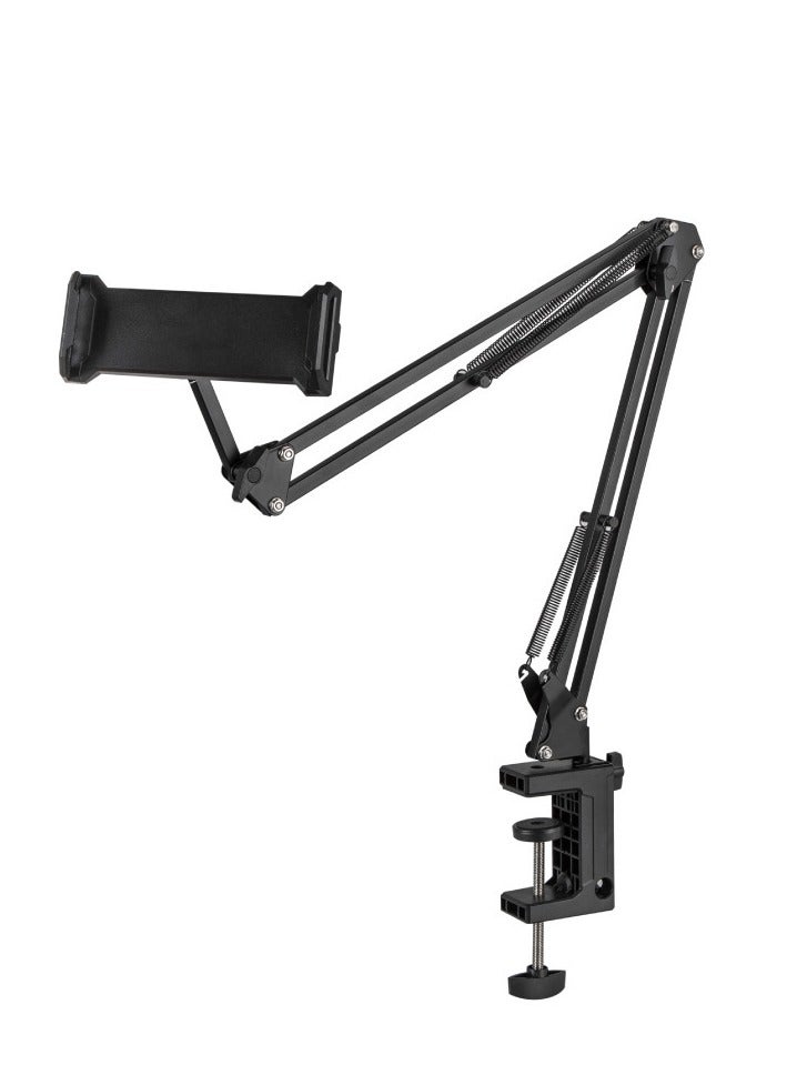 Tablet Holder for Bed, Adjustable and Foldable Tablet Bed Stand Mount with 360 Degree Rotation for iPad pro, iPad, iPhone, Samsung Galaxy, and All 4.7-12.9" Devices - Image 1