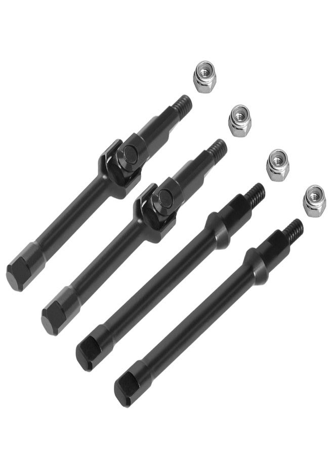 XSYGO Steel CVD Shaft Axle U-Joint Axle Shafts for 1/30 Axial SCX30 RC Crawler Upgrades (Black) - Image 4