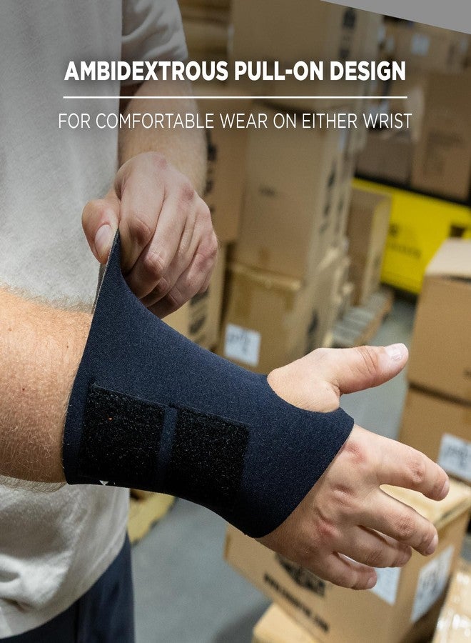 Ergodyne - 16624 ProFlex 675 Ambidextrous Double-Strap Wrist Support, Black, Large - Image 4