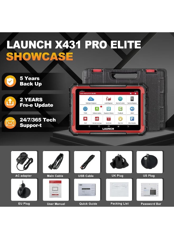 LAUNCH X431 PRO Elite [2024 New Model] Bidirectional Scan Tool