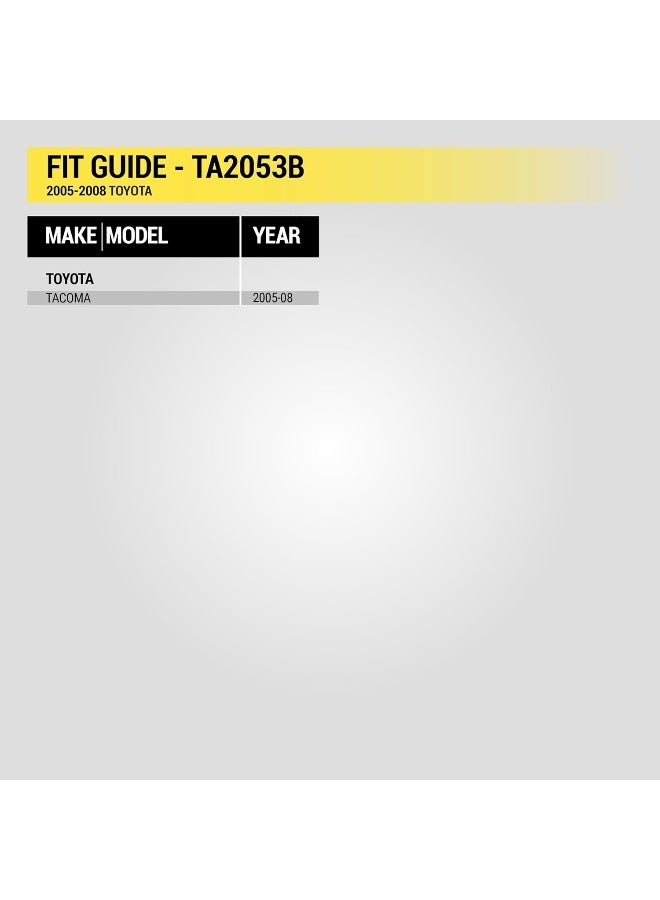 Scosche TA2053B Double DIN Radio Install Dash Kit Compatible with Select 2005-2008 Toyota Tacoma - Image 4