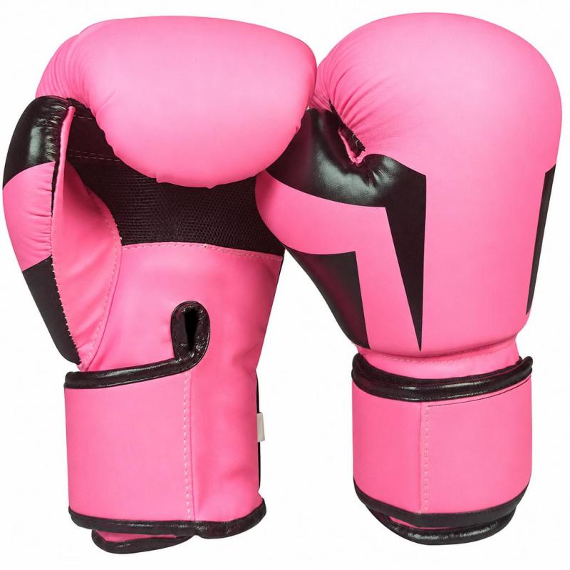 Boxing Gloves 8oz Pink - Superior Pu Leather Structure Comprehensive Protector Safe Flexible Breathable Design Boxing Gloves for Men Women Beginners Professionals Kickboxing Muay Thai Punching Bag Tra - Image 1