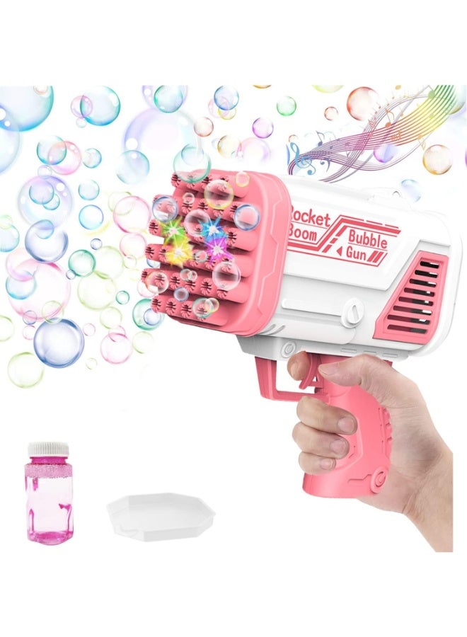 TOY GARDEN 36-Hole Electric Bubble Gun for Kids – Rechargeable Bubble Machine with Soap Solution, Indoor & Outdoor Toy for Toddlers and Girls - Image 1