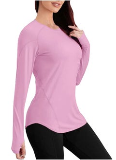 Nileton Sport top curved Hem long sleeves - Sport T-shirt Crew Neck  - Image 1