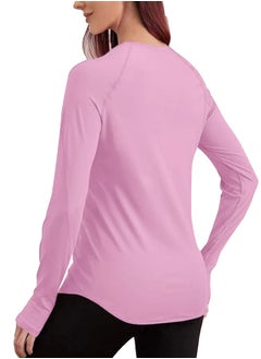 Nileton Sport top curved Hem long sleeves - Sport T-shirt Crew Neck  - Image 2
