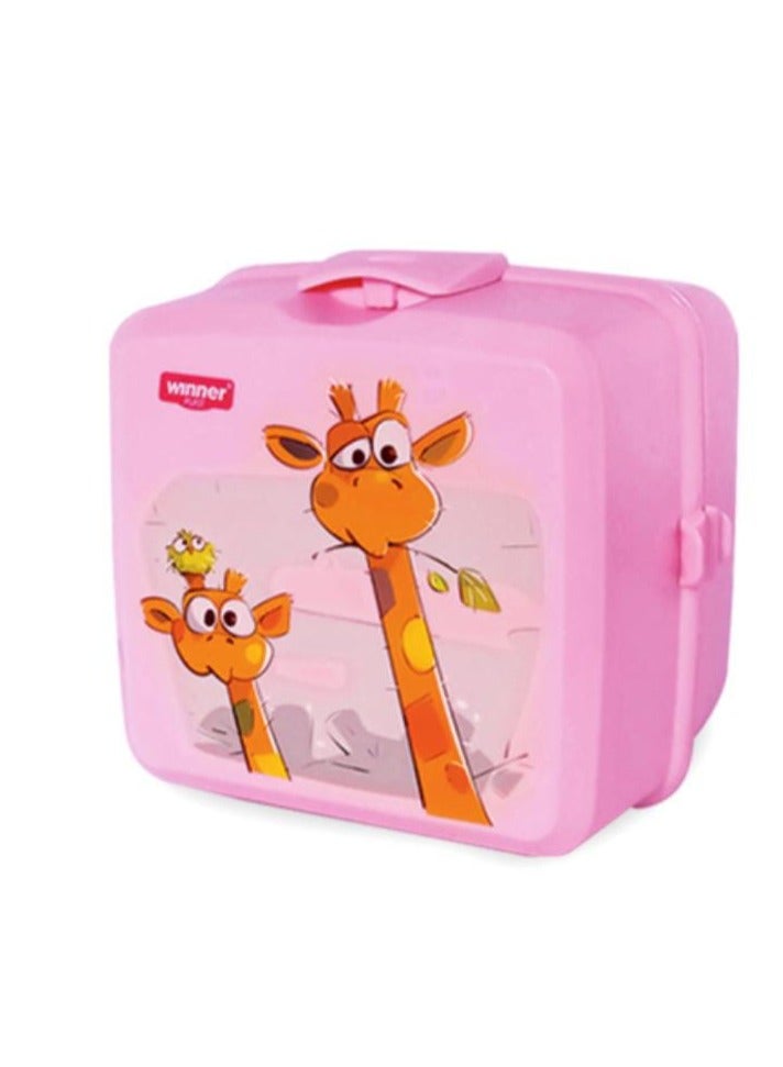 وينر لانش بوكس للأطفال كومبو متعددة الأقسام تدخل غسالة الأطباق بلاستيك صحي وآمن - Image 1