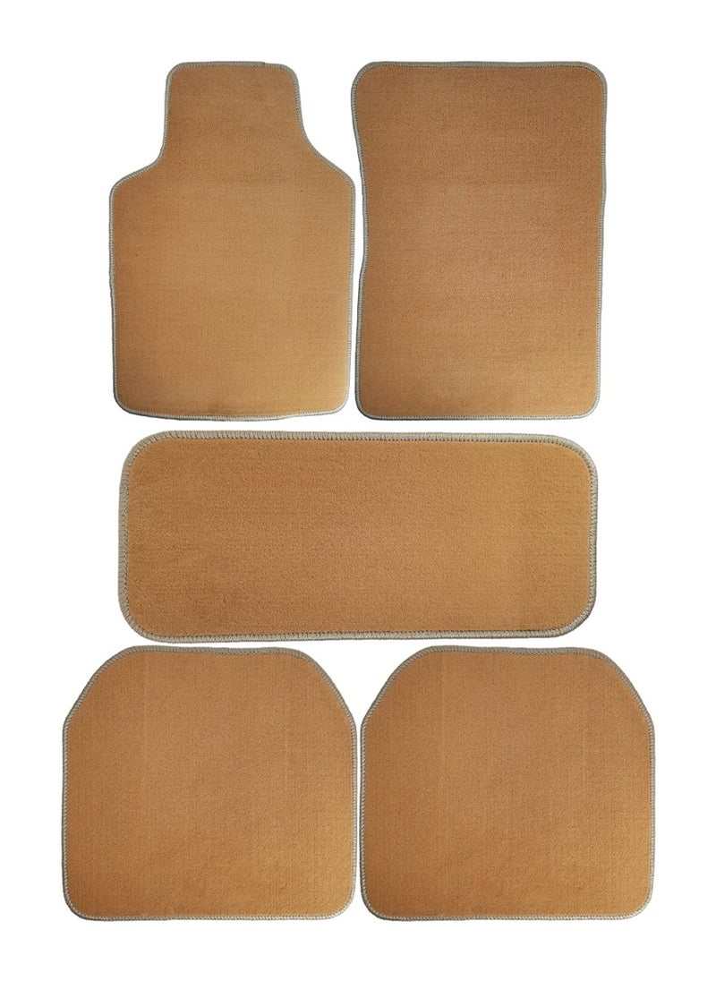 Car Mat 5Pcs/Set Anti Slip Carpet Mat Universal Fit Stylish And Premium Quality Car Floor Mat Set