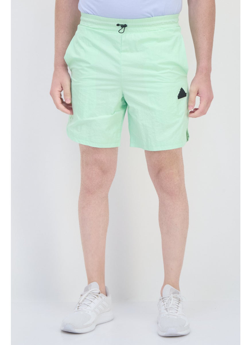 Adidas Men Sportswear Fit Outdoor Shorts, Pale Green  - Image 1