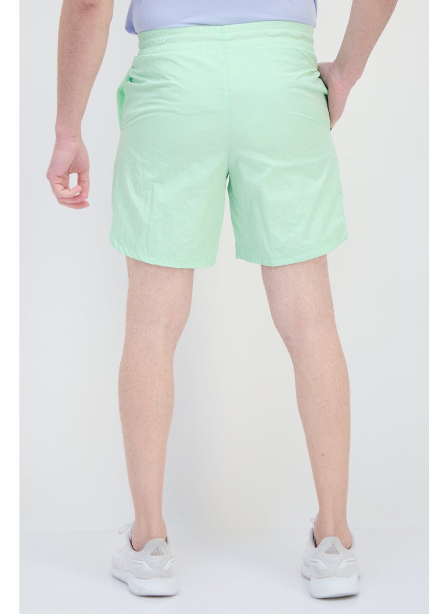 Adidas Men Sportswear Fit Outdoor Shorts, Pale Green  - Image 3