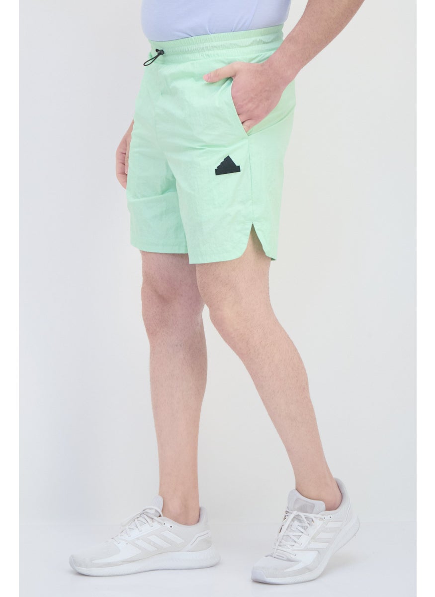 Adidas Men Sportswear Fit Outdoor Shorts, Pale Green  - Image 2