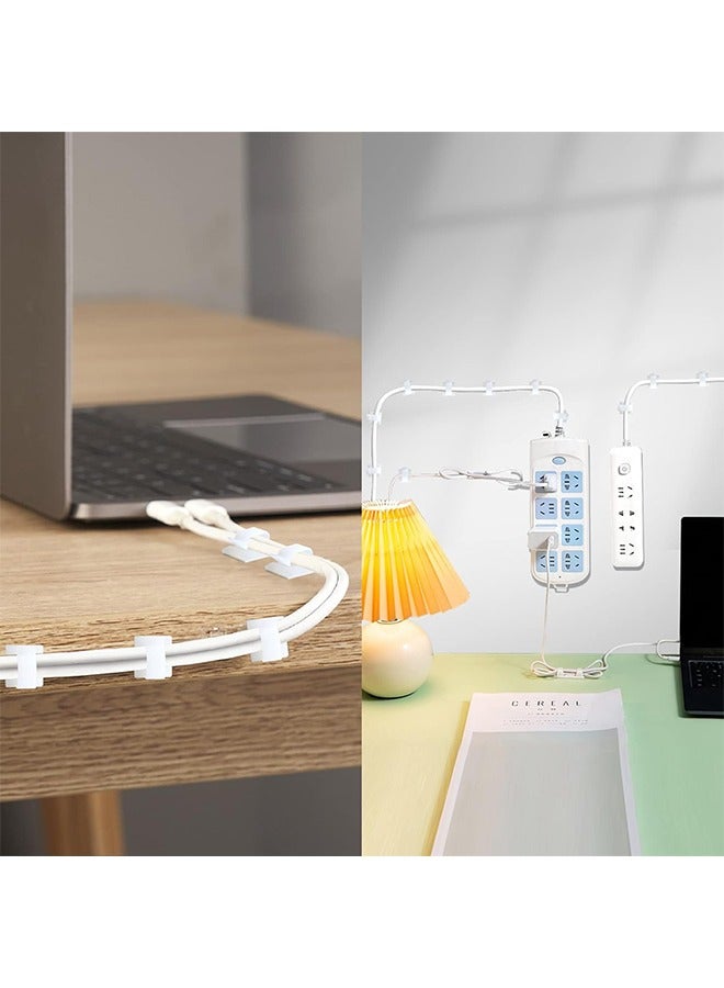 50 PCS Cable Clips, Outdoor Light Wire Clips, White, 1.18cm x 2cm - Image 3
