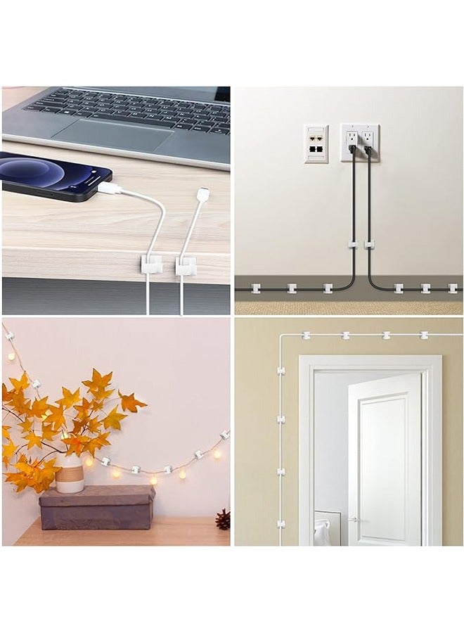 50 PCS Cable Clips, Outdoor Light Wire Clips, White, 1.18cm x 2cm - Image 4