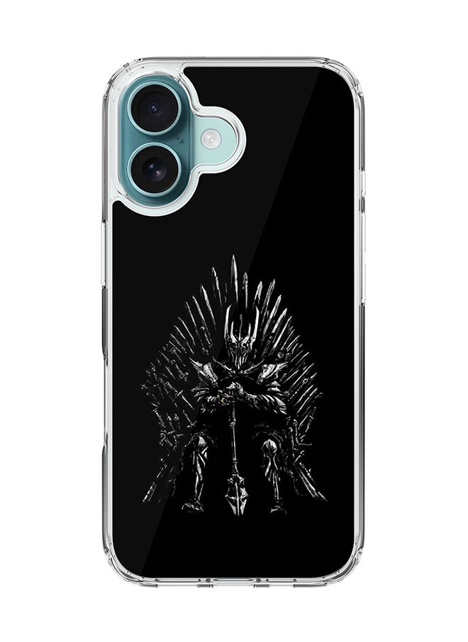 Stylizedd For iPhone 16 Case [Compatible with MagSafe] Slim Magnetic cover Clear Phone Case - GOT One Throne  - Image 1