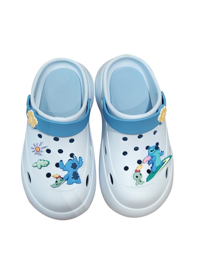 Miniso Disney Lilo & Stitch Collection Clogs (Stitch)(Blue,39-40) 