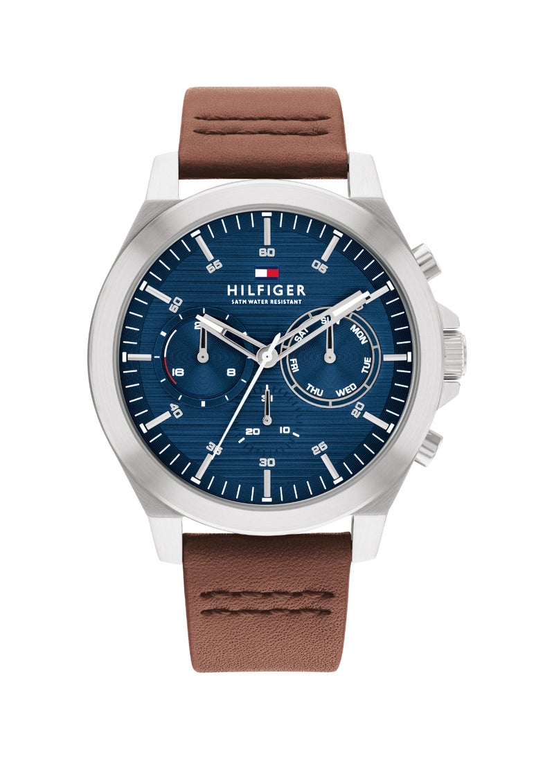TOMMY HILFIGER Round Analog Men's Navy Case Watch - 1710633  - Image 1