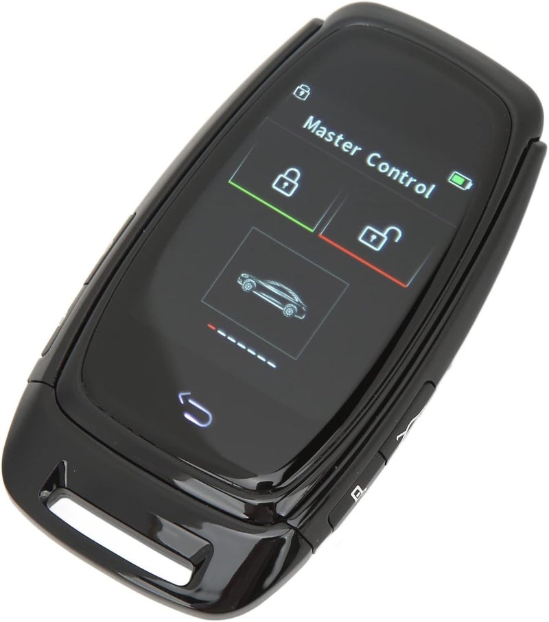 cheekyglo Car Remote Starter Key, Touch Smart LCD Key 5.0 Connection Keyless Entry Anti Key Loss for One Button Start Cars (black) - Image 1