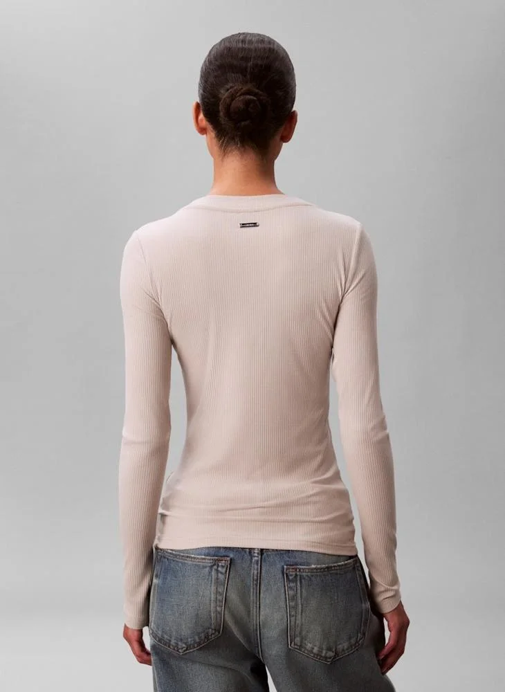 CALVIN KLEIN Casual Crew Neck T-Shirt