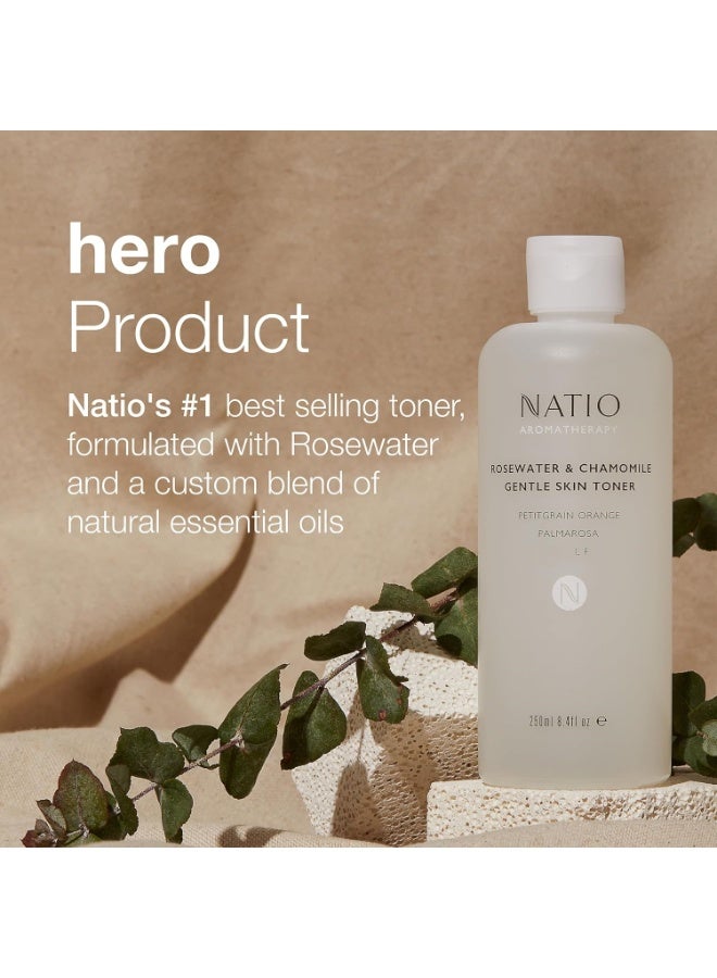 Natio Aromatherapy Rosewater and Chamomile Gentle Skin Toner, 250ml - Image 2
