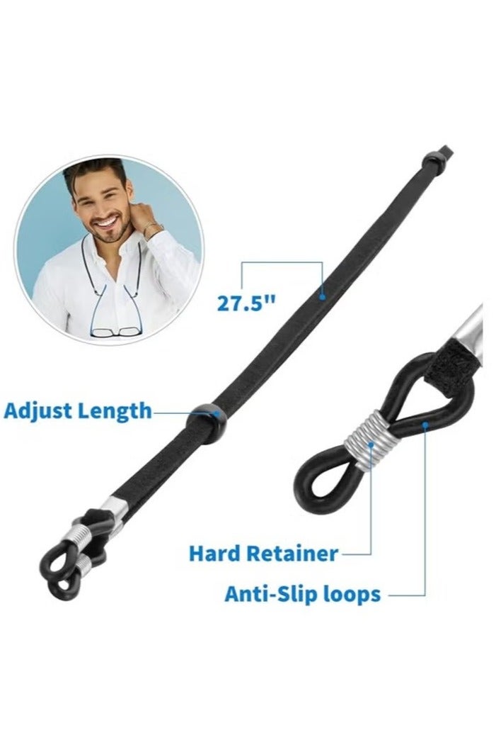 Eyeglass Strap, 6Pcs Premium Glasses Holder Chains, Multicolor Eyewear Retainer for Women Men and Kids - Image 2