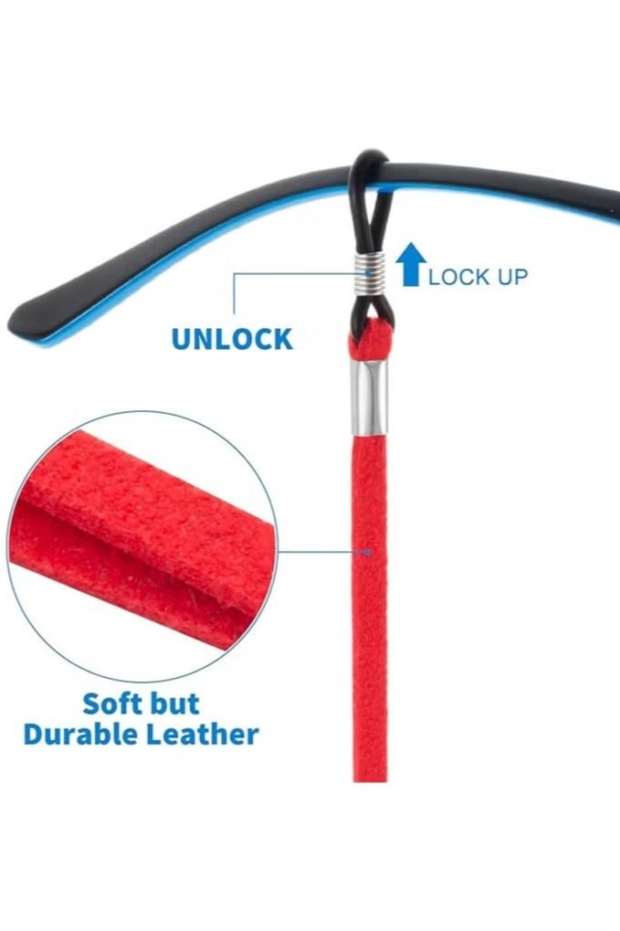 Eyeglass Strap, 6Pcs Premium Glasses Holder Chains, Multicolor Eyewear Retainer for Women Men and Kids - Image 4