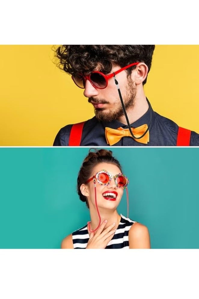 Eyeglass Strap, 6Pcs Premium Glasses Holder Chains, Multicolor Eyewear Retainer for Women Men and Kids - Image 5