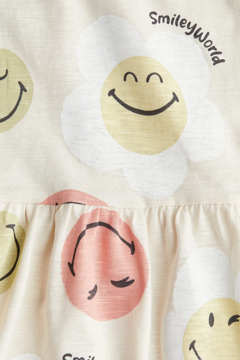 اتش اند ام فستان جيرسيه بطبعات مميزة