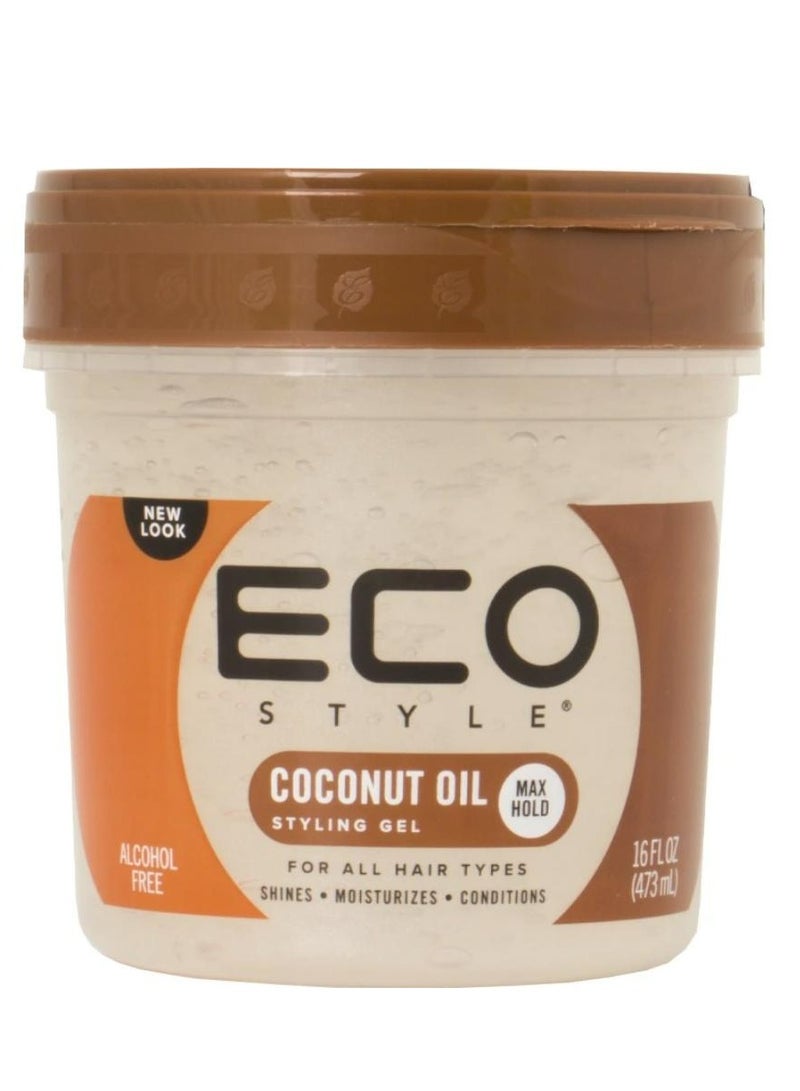 إيكو ستايل جل إيكو ستايلر بزيت جوز الهند 473 مل - Image 2