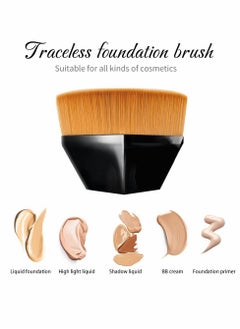 KASTWAVE Makeup Brush Set, 2 Pcs Liquid Foundation Brush for Face Makeup, Liquid Contour Blush Brushes Set  - Image 3