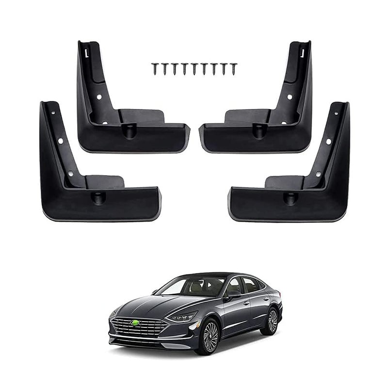 حراس الطين أوتوردير لهيونداي سوناتا 2023 2022 2021 2020 ملحقات واقيات الطين مجموعة حراس الطين الأمامية والخلفية 4 قطع