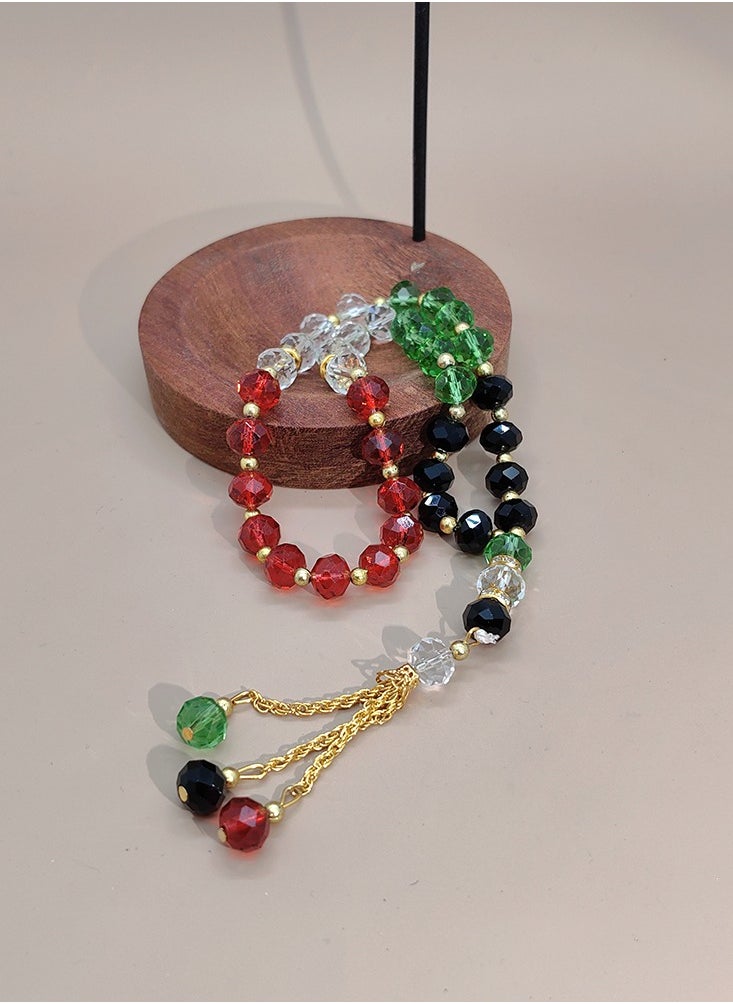 General 3 Pack/99 Imitation Crystal Prayer Beads/Tasbih/8mm  - Image 2