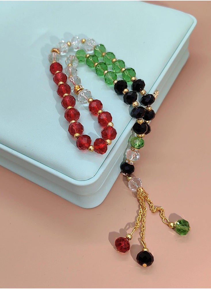 General 3 Pack/99 Imitation Crystal Prayer Beads/Tasbih/8mm  - Image 3