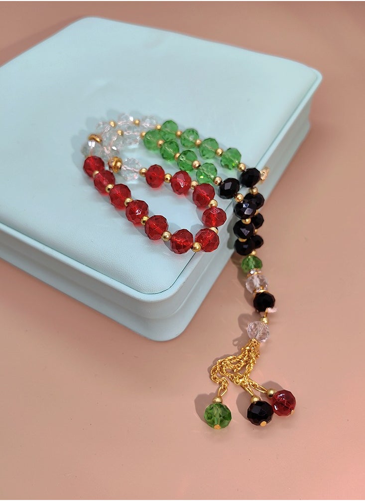 General 3 Pack/99 Imitation Crystal Prayer Beads/Tasbih/8mm  - Image 5