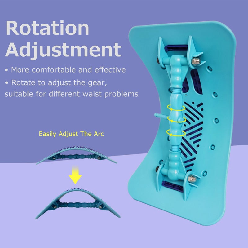 Lumbar Traction Massager New Non Pole Magnet Sponge Strip Shifting Stretch Board Acupuncture Magnetic Therapy Home Back Stretch Massager Cushion - Image 5