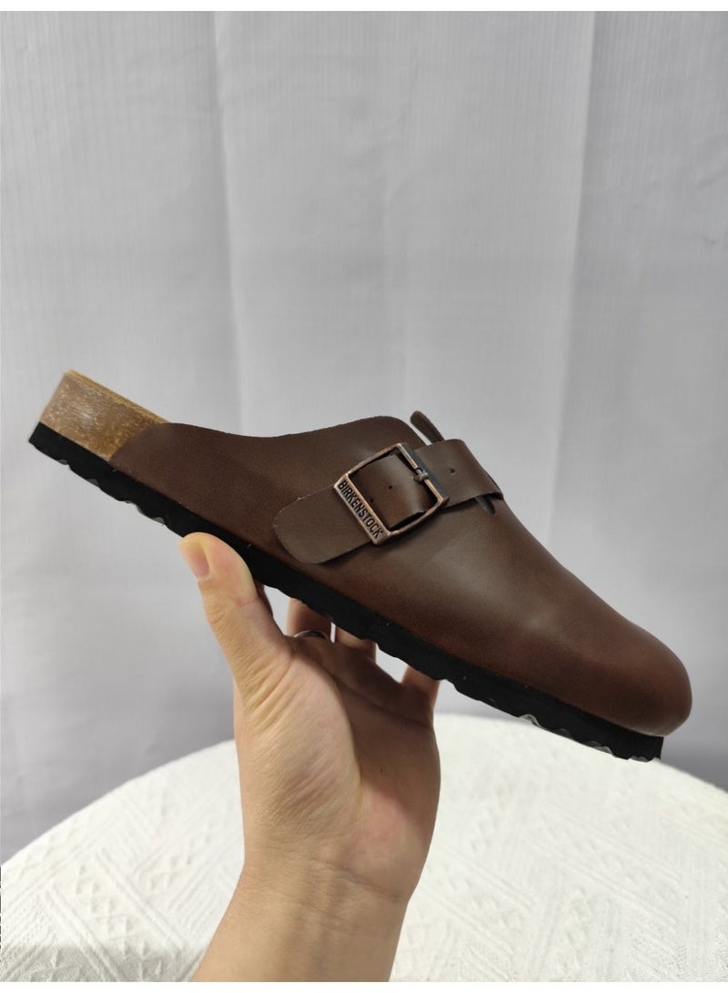 Birkenstock Boston Soft Footbed Suede Clogs - Image 1
