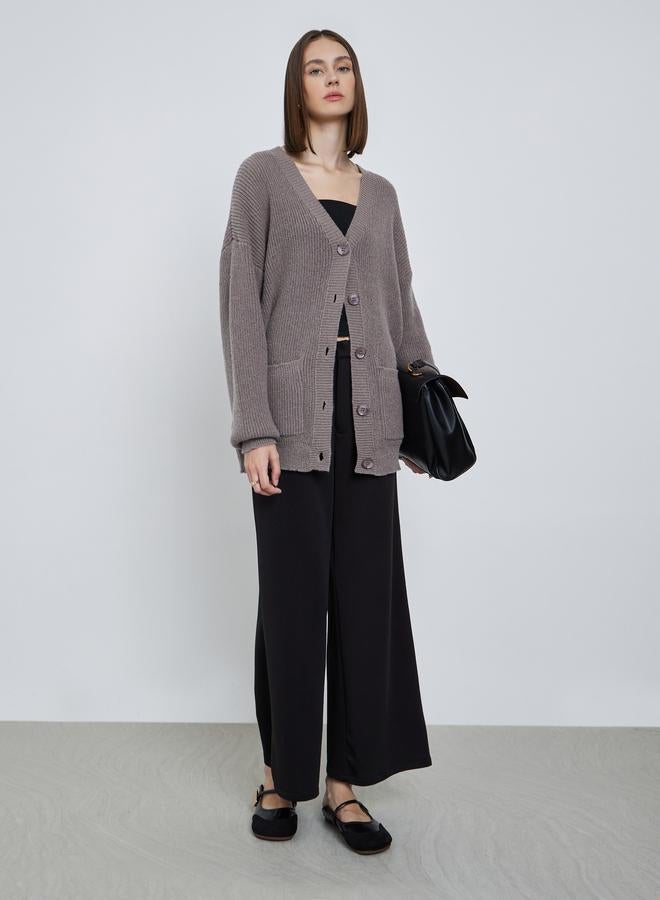 ستايلي كارديجان محبوك شانكي بقصة واسعة - Image 2