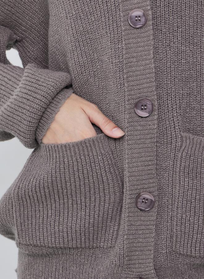 ستايلي كارديجان محبوك شانكي بقصة واسعة - Image 3