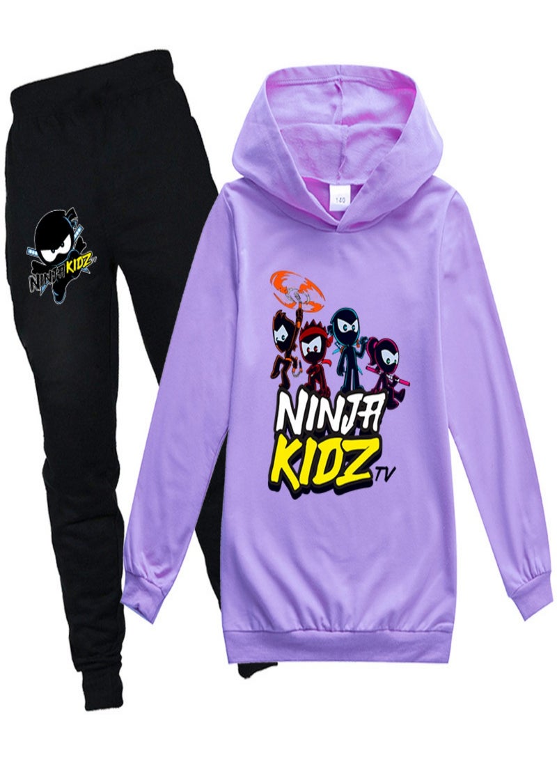 ninja kids Unisex long Sleeve Stylish Top hoodie cotton sweatshirts for Boys Girls Kid Children - Image 1
